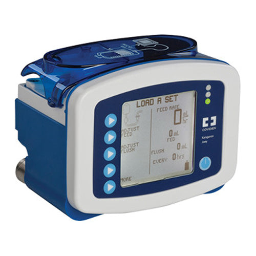 Kangaroo Joey Enteral Feeding Pump Printed Main Door (Blue Transparent) 1 (EA)