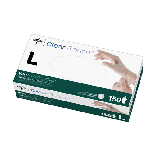 Clear-Touch Vinyl Multi-Purpose Gloves - CA Only,Large 1500 (CS)