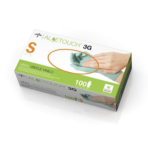 Aloetouch 3G Synthetic Exam Gloves - CA Only,Green,Small 1000 (CS)