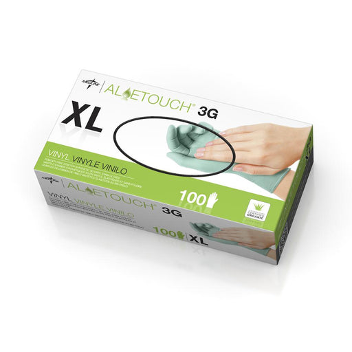 Aloetouch 3G Synthetic Exam Gloves - CA Only,Green,X-Large 1000 (CS)