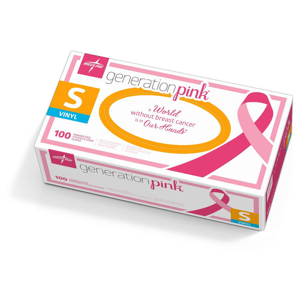 CA - Generation Pink 3G Synthetic Exam Gloves,Pink,Small 1000 (CS)