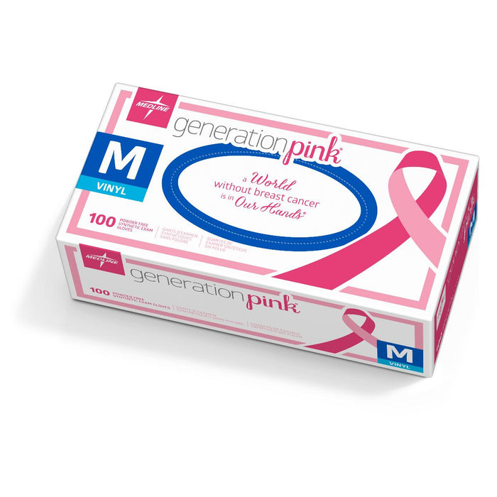 CA - Generation Pink 3G Synthetic Exam Gloves,Pink,Medium 1000 (CS)