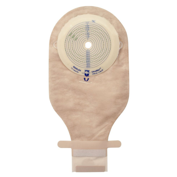 Max Plus Flat Ileo Drain Pouch with Filter, 3-1/4" Cut-To-Fit, Transparent 5 (BX)