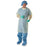 Classic Cover Lightweight Polypropylene Isolation Gowns,Yellow,X-Large 50 (CS)