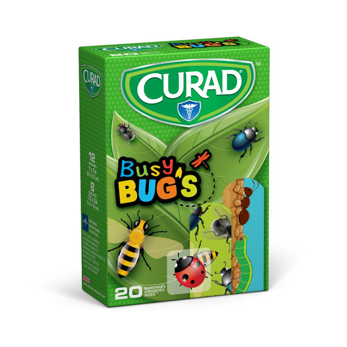 CURAD Busy Bugs Bandages,Cartoon,Yes 24 (CS)