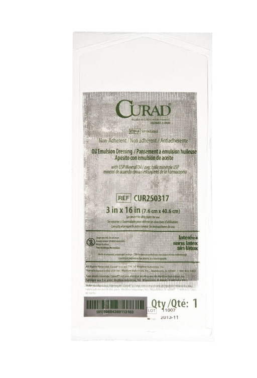 CURAD Sterile Oil Emulsion Nonadherent Gauze Dressing 36 (BX)
