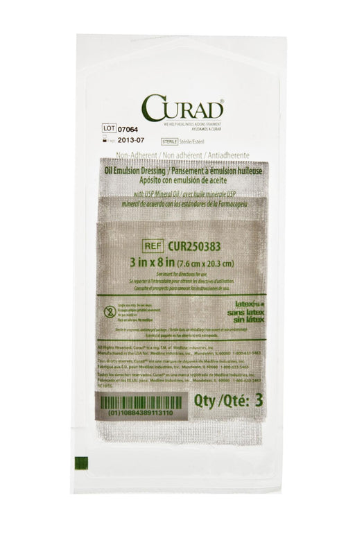 CURAD Sterile Oil Emulsion Nonadherent Gauze Dressing 3 (PK)