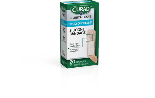 CURAD Silicone Flexible Fabric Bandages,Tan,No 24 (CS)
