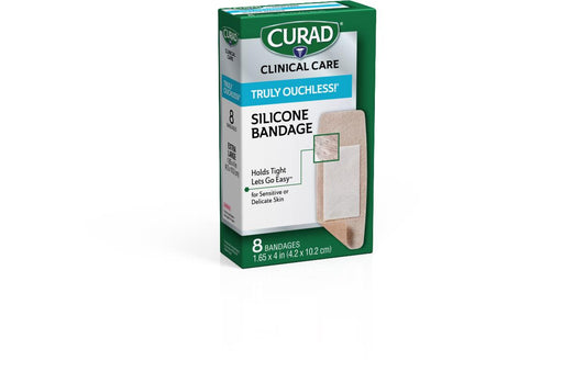 CURAD Silicone Flexible Fabric Bandages,Tan,No 24 (CS)