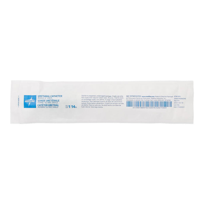 Clear Vinyl Intermittent Catheters,14.0 30 (CS)