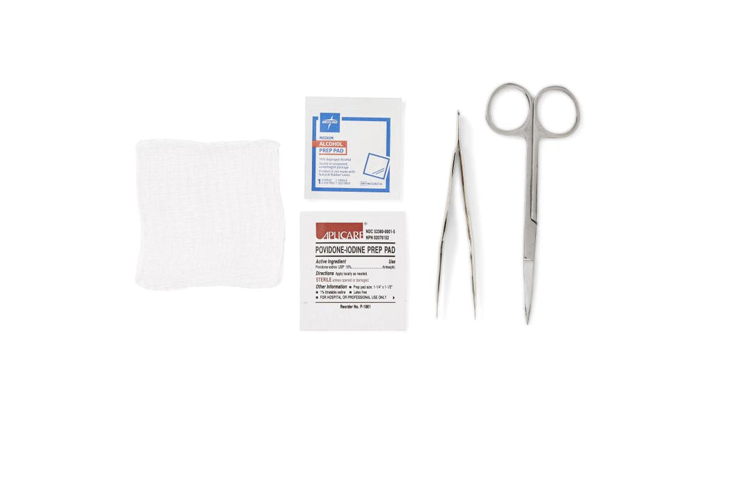 Floor Grade Suture Removal Trays,Stainless Steel 1 (EA)