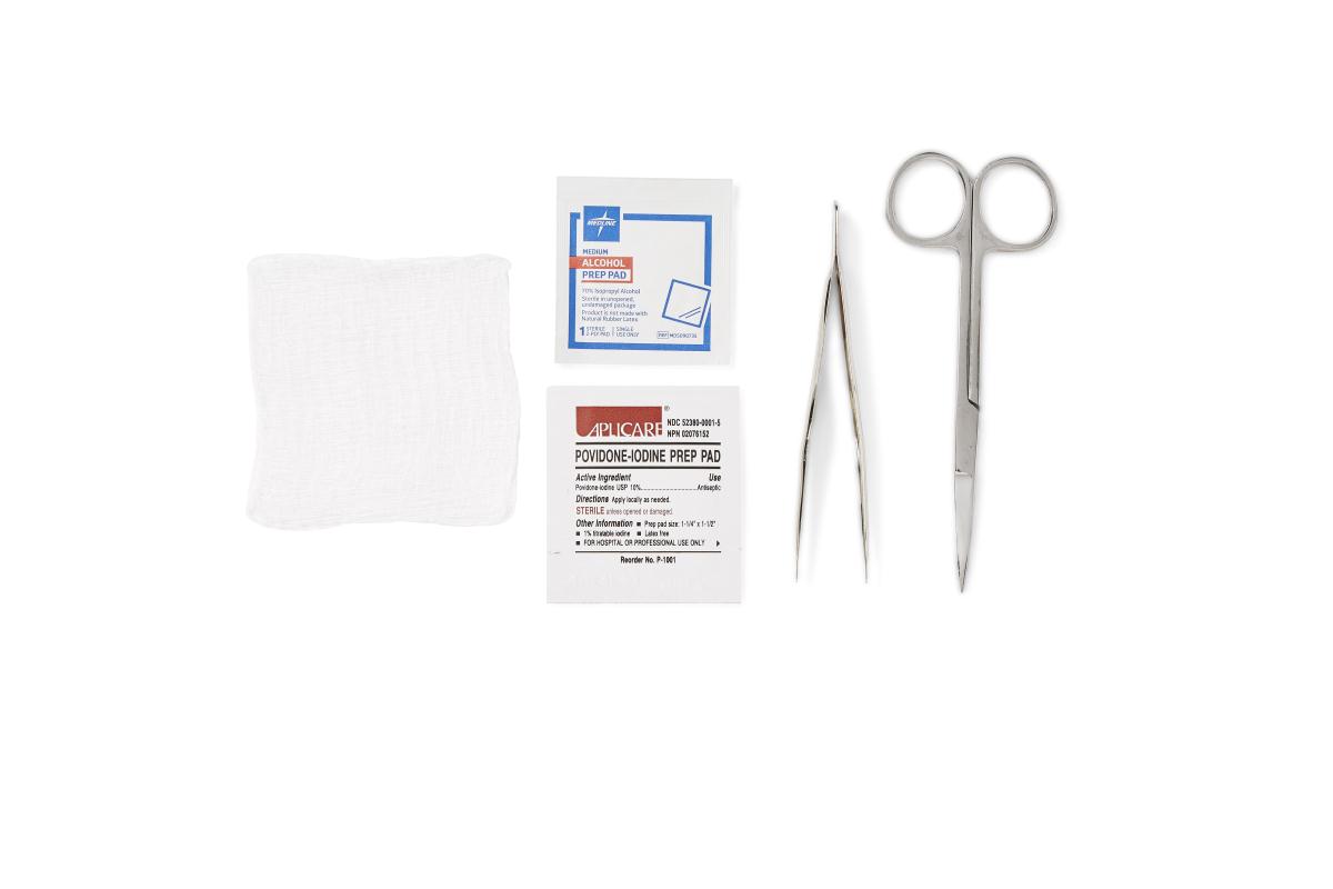 Floor Grade Suture Removal Trays,Stainless Steel 1 (EA)