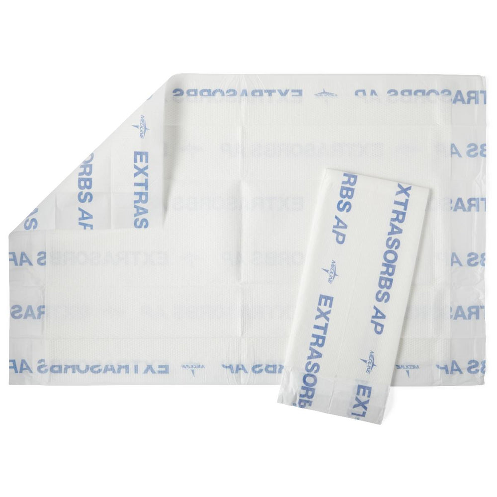 Extrasorbs Air Permeable Drypad Underpads,White,36" X 23" 10 (BG)