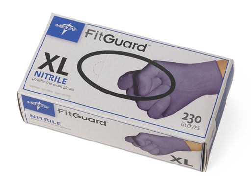 FitGuard Nitrile Exam Gloves,Dark Blue,X-Large 230 (BX)