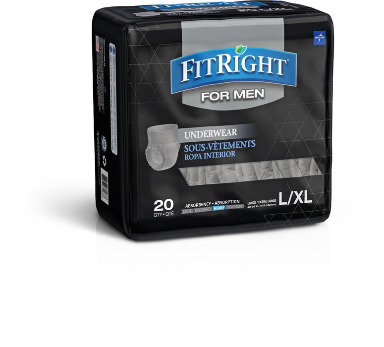 FitRight Ultra Underwear for Men,L/XL 80 (CS)