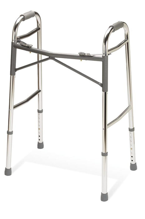 Adult Heavy-Duty 2-Button Folding Walkers,Standard 1 (EA)