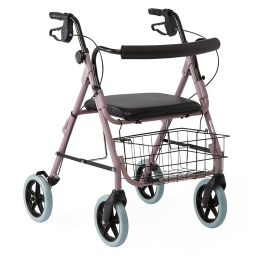 Guardian Deluxe Rollators with 8" Wheels,Red,8.000 IN 1 (EA)