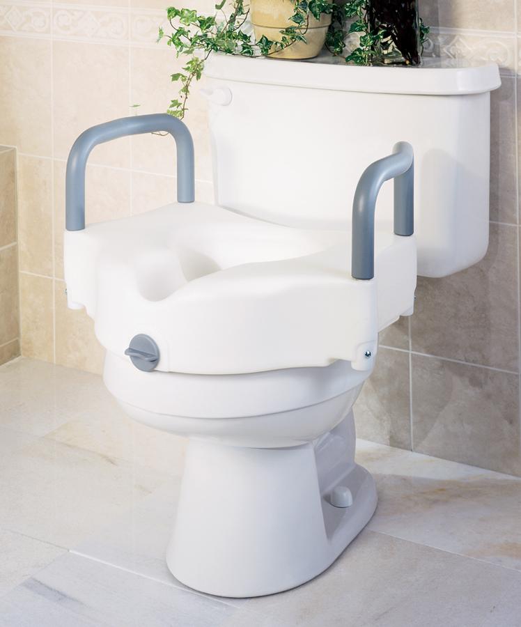 Locking Raised Toilet Seats with Arms 1 (EA)