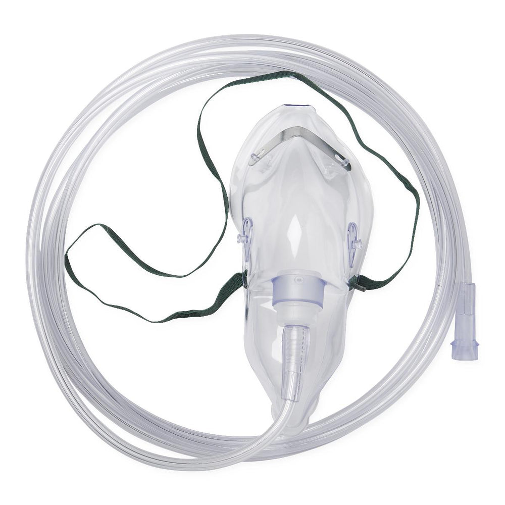 Disposable Oxygen Masks with Standard Connector,Adult 50 (CS)