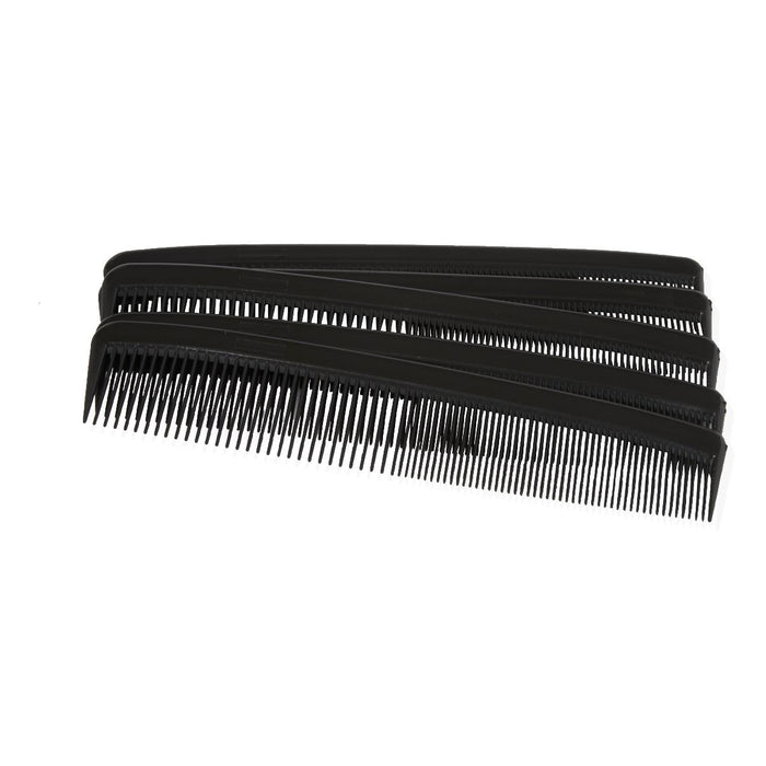 Classic Plastic Combs,Black 144 (GR)