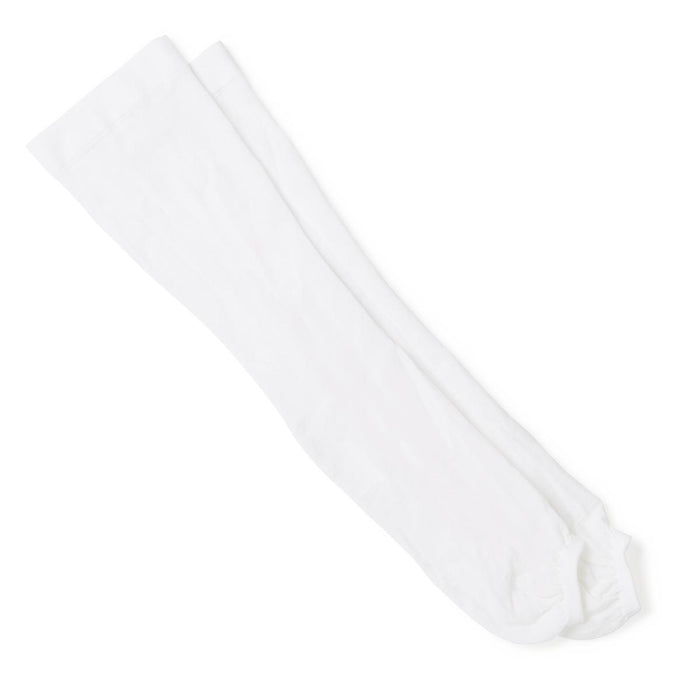 EMS Knee-High Anti-Embolism Stockings,White,Medium 1 (PR)