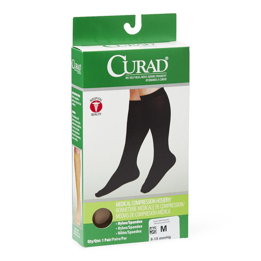 CURAD Knee-High Compression Hosiery,Beige,Medium 1 (EA)