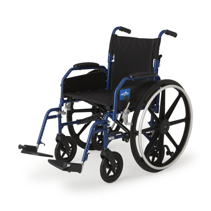 Hybrid 2 Transport Wheelchairs,Blue,24.000 IN 1 (CS)