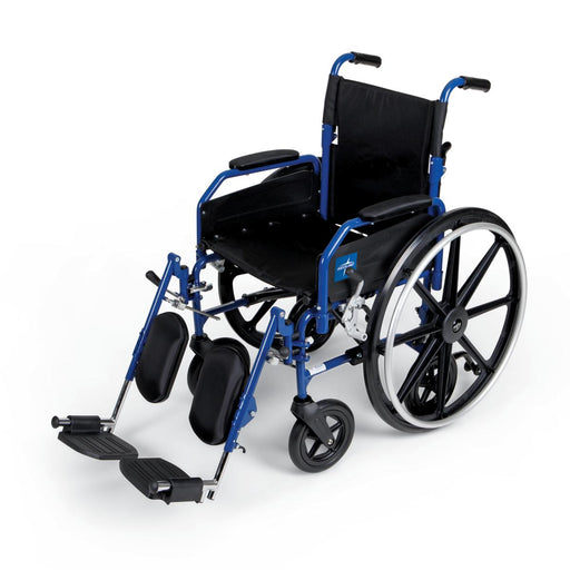 Hybrid 2 Transport Wheelchairs,Blue,24.000 IN 1 (CS)