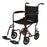Aluminum Transport Chair with 8" Wheels,Red,8.000 IN 1 (CS)