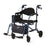 Combination Rollator/Transport Chair,Blue,8.000 IN 1 (EA)