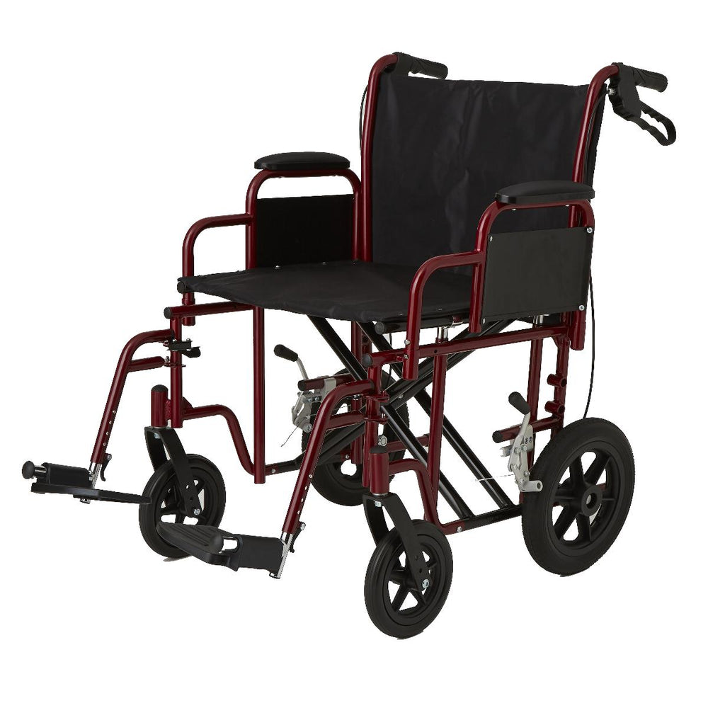 Bariatric Transport Chair,Red,12.000 IN 1 (EA)