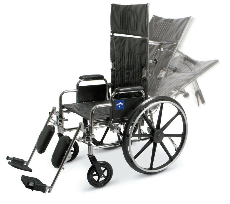 Excel Reclining Wheelchairs,24.000 IN 1 (EA)