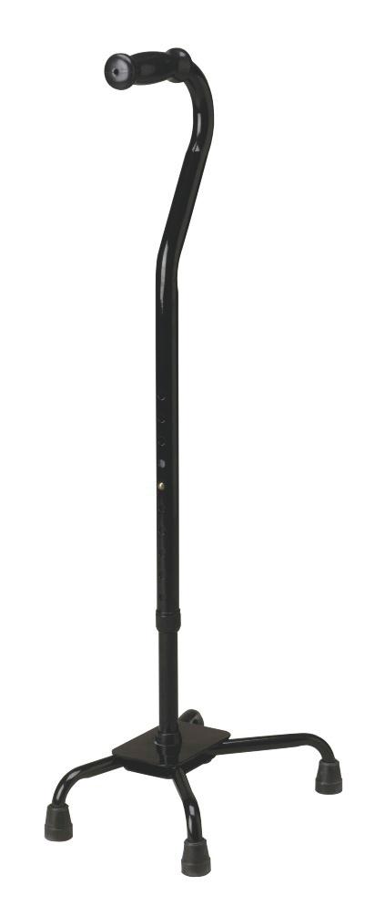 Bariatric Quad Canes,Black 1 (CS)
