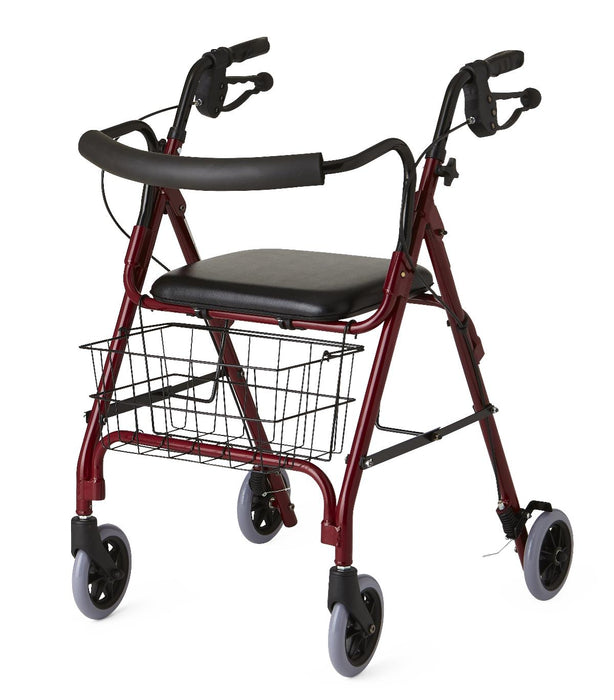 Deluxe Rollators,Burgundy,6.000 IN 1 (CS)