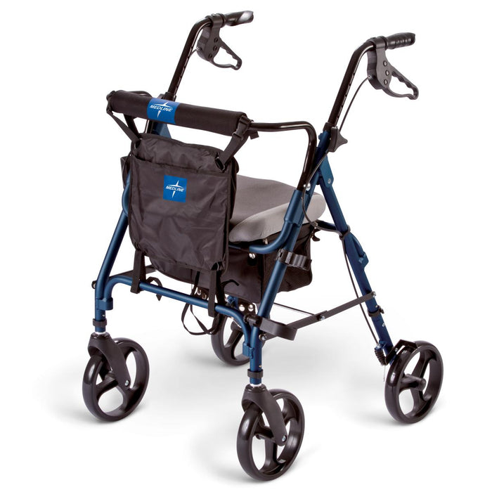 Deluxe Comfort Rollators,Blue,8.000 IN 1 (CS)