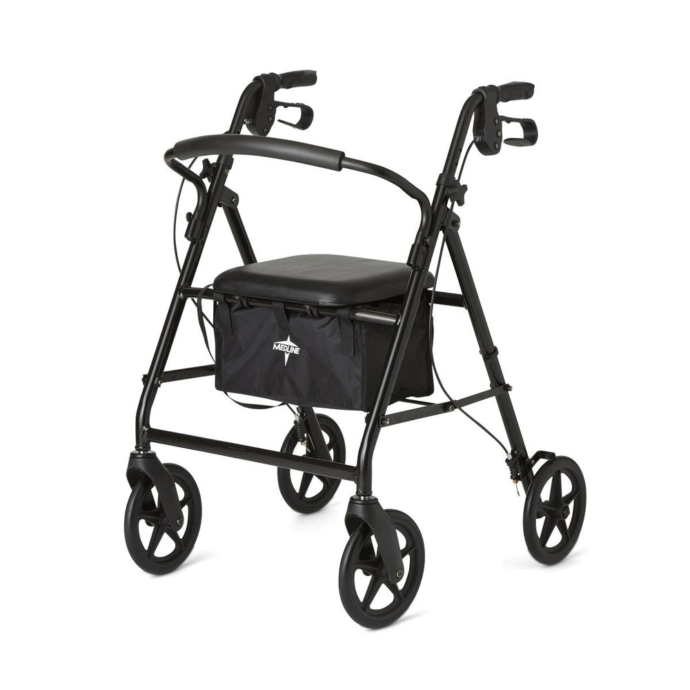 Basic Steel Rollators,Black,8.000 IN 1 (EA)
