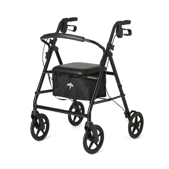 Basic Steel Rollators,Black,8.000 IN 1 (EA)