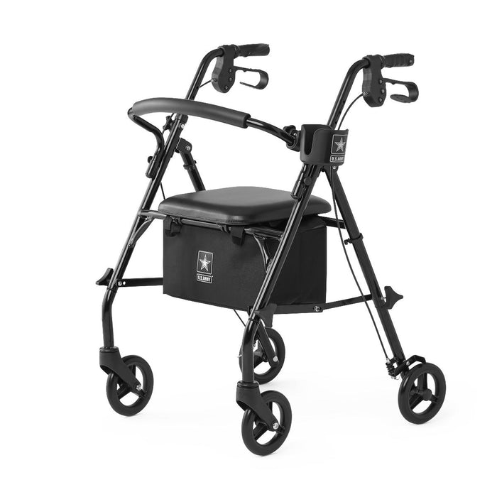 Basic Steel Rollators,Black,6.000 IN 1 (CS)