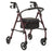Basic Steel Rollators,Burgundy,6.000 IN 1 (EA)