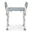 Knockdown Bath Bench with Arms,White 1 (EA)