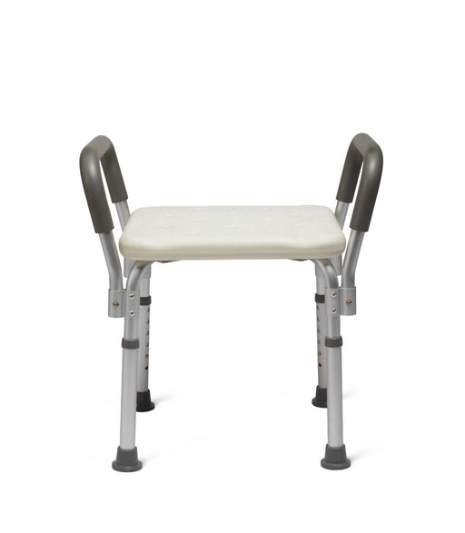 Knockdown Bath Bench with Arms,White 2 (CS)
