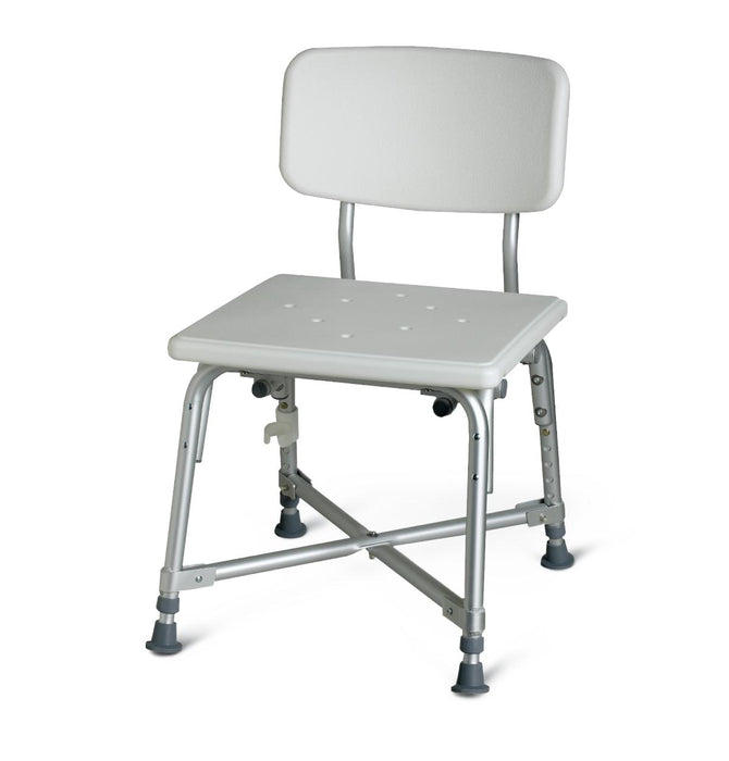 Bariatric Aluminum Bath Bench with Back 1 (CS)