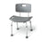 Aluminum Bath Benches with Back,Gray 1 (EA)