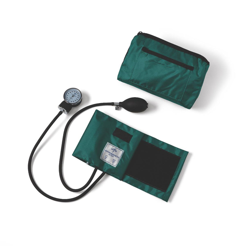 Compli-Mates Aneroid Sphygmomanometers,Hunter Green,Adult 1 (EA)