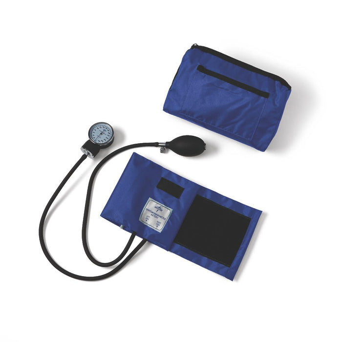Compli-Mates Aneroid Sphygmomanometers,Royal Blue,Adult 1 (EA)
