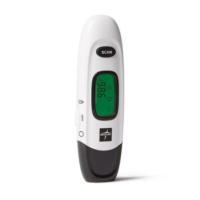 Infrared No-Touch Forehead Thermometer,White/Black 1 (EA)