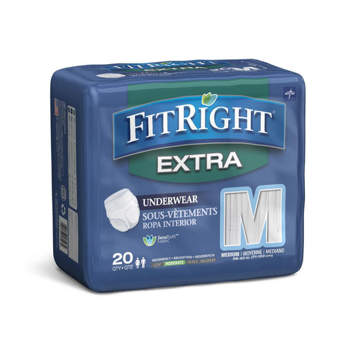 FitRight Extra-Protective Underwear,Medium 80 (CS)