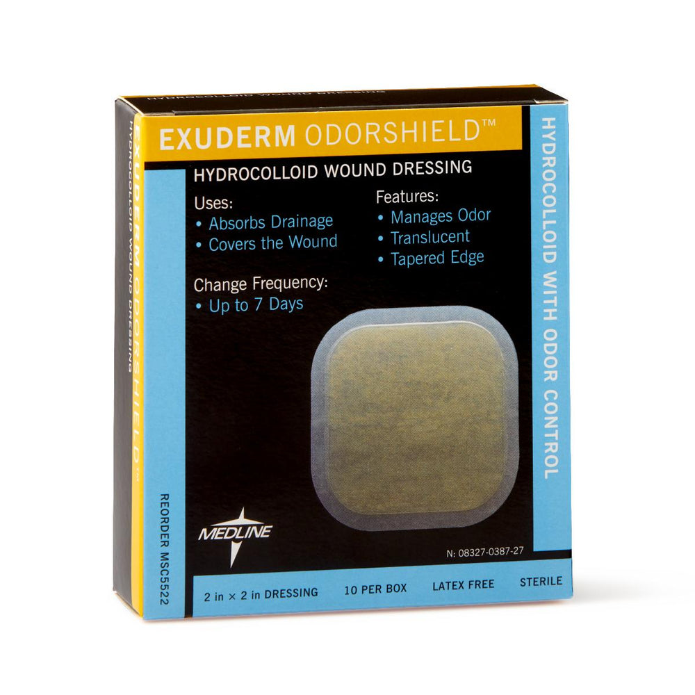 Exuderm Odorshield Hydrocolloid Wound Dressings 10 (BX)