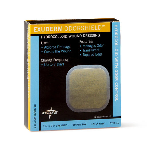 Exuderm Odorshield Hydrocolloid Wound Dressings 10 (BX)