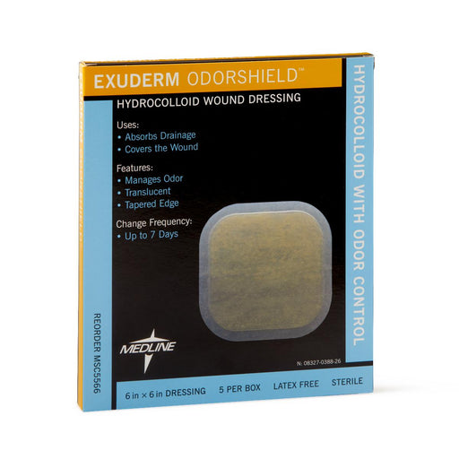 Exuderm Odorshield Hydrocolloid Wound Dressings 5 (BX)